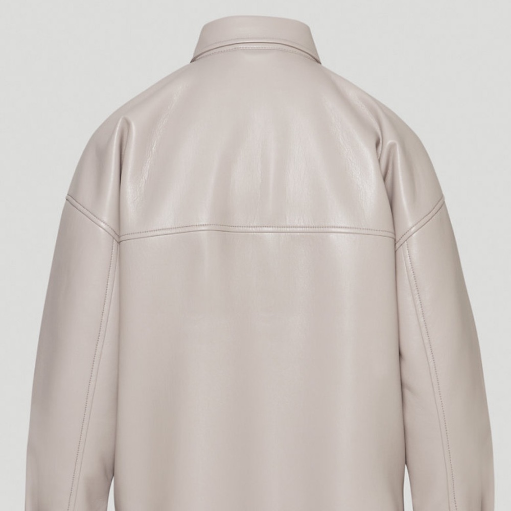 Aritzia Babaton Pelli Shirt Jacket (cream) - Picture 2 of 6